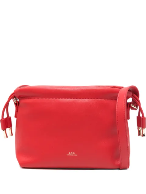 A.P.C. mini drawstring crossbody bag Red PUAATF61582