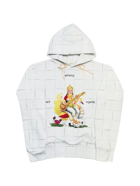 Advisory Board Crystals long-sleeves hoodie White ABCCHSWC