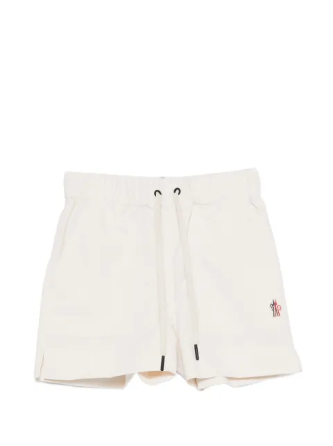 Moncler Grenoble logo-patch drawstring shorts Neutrals L10982B00005597SL