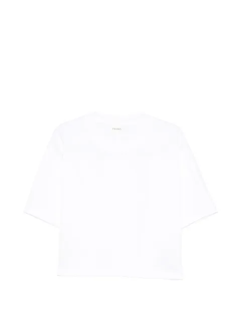 Closed crew-neck short-sleeve T-shirt White C9576344H22200