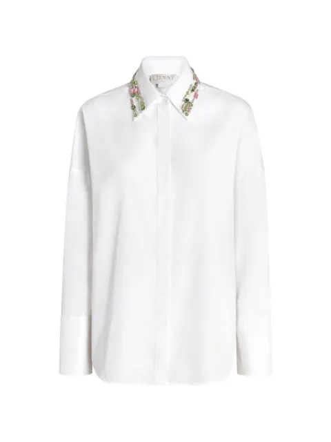 Genny embellished collar shirt White 80AAL611N0718003