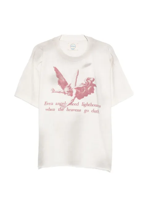 ERCOLE STUDIO graphic-print T-shirt Neutrals GF03286F4