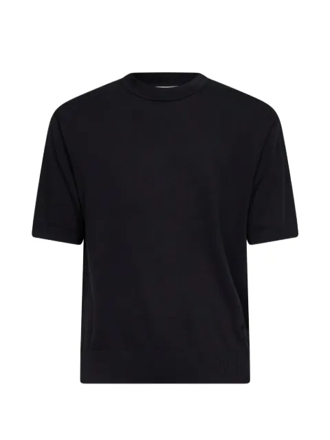 Laneus black T-shirt Black S6LAMAKE018