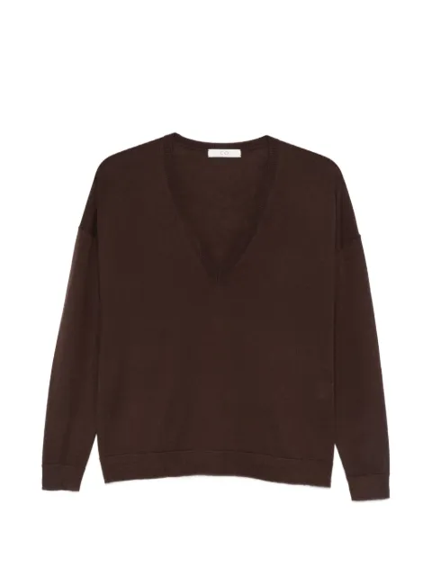 Co V-neck sweater Brown 7891BCMCORE