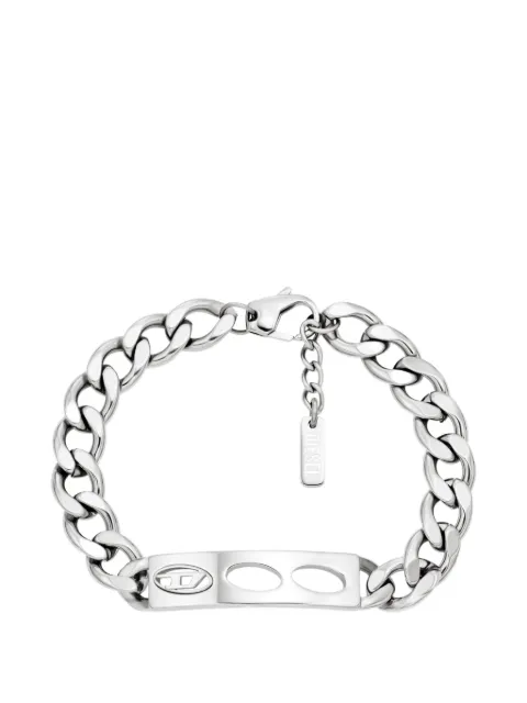 Diesel stainless steel ID bracelet Silver DX166300DJW