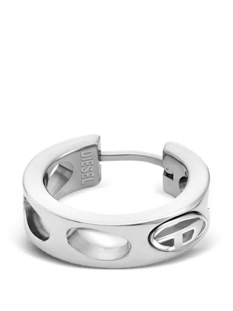 Diesel stainless steel hoop earring Silver DX166400DJW