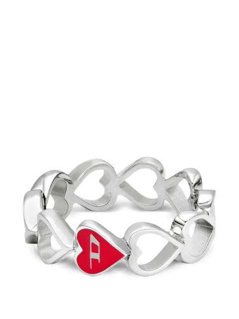 Diesel stainless steel band ring Silver DX166900DJW