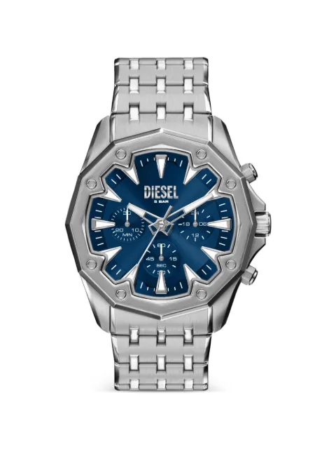 Diesel Stinger chronograph 46mm watch Blue DZ470600QQQ