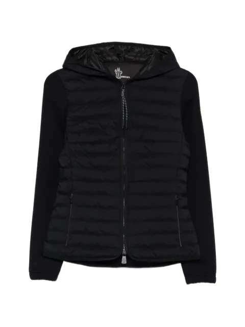 Moncler Grenoble hooded zip-up cardigan Black L10988G0000389BC9