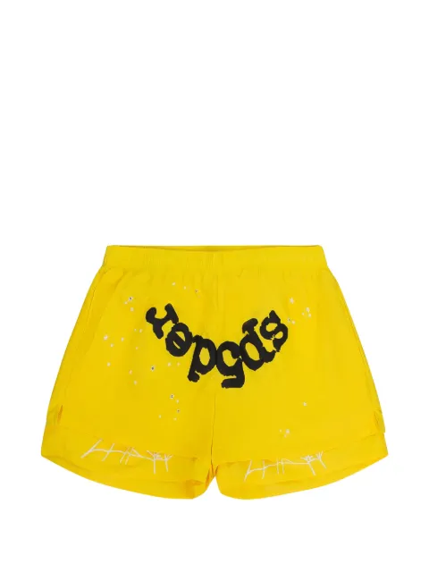 SP5DER double-layer shorts Yellow SP5DER312