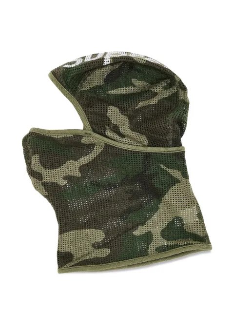 Supreme mesh camouflage balaclava Green SU26956
