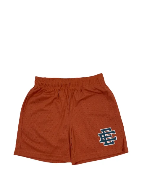 ERIC EMANUEL logo-print track shorts Orange EE171