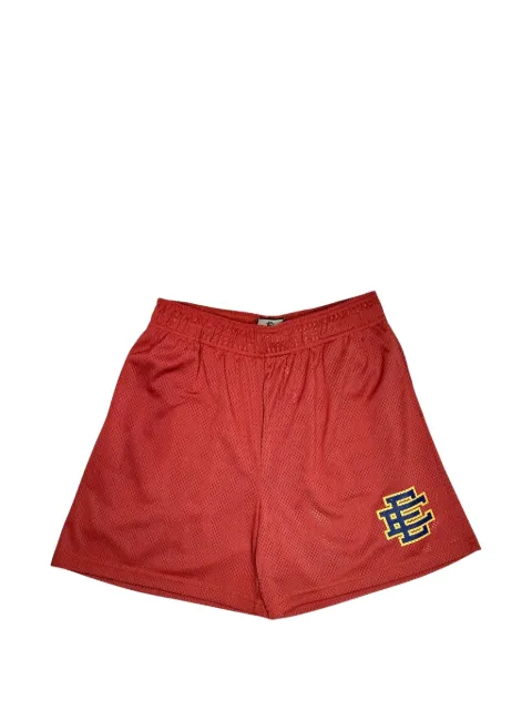 ERIC EMANUEL logo-print shorts Red EE160