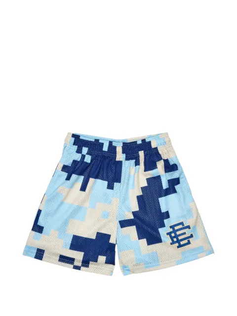 ERIC EMANUEL logo-print shorts Blue EE167