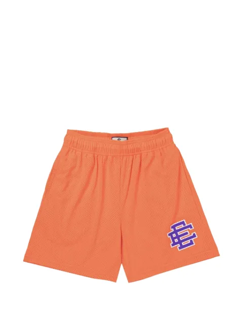 ERIC EMANUEL logo-print track shorts Orange EE166