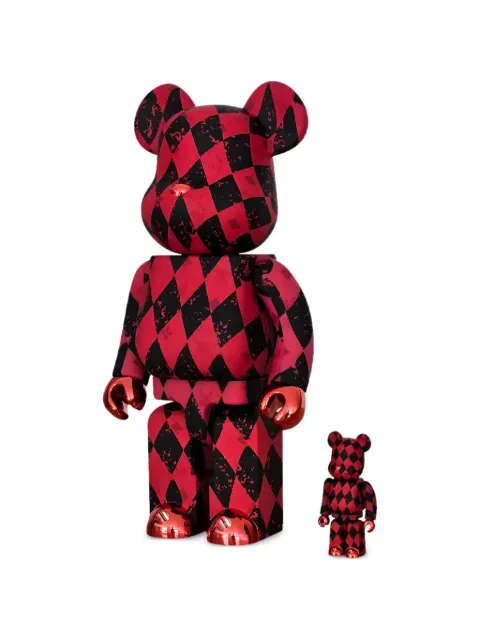 MEDICOM TOY x MCM BE@RBRICK Harley Quinn 100% and 400% figure set Red MEDI3061