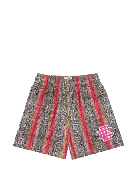 ERIC EMANUEL snake -pattern shorts Grey EE126