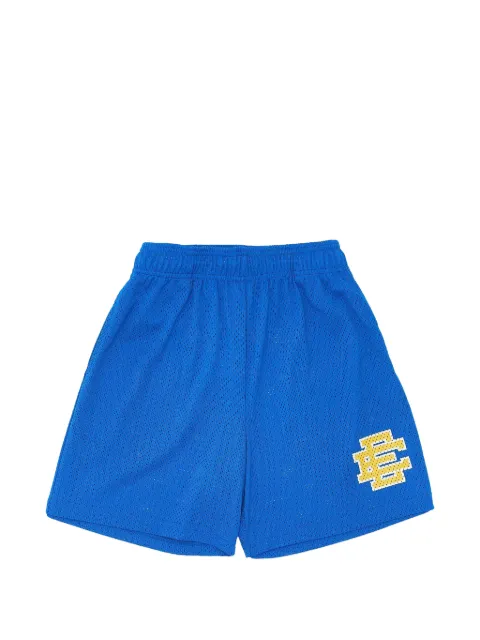 ERIC EMANUEL logo-print track shorts Blue EE144