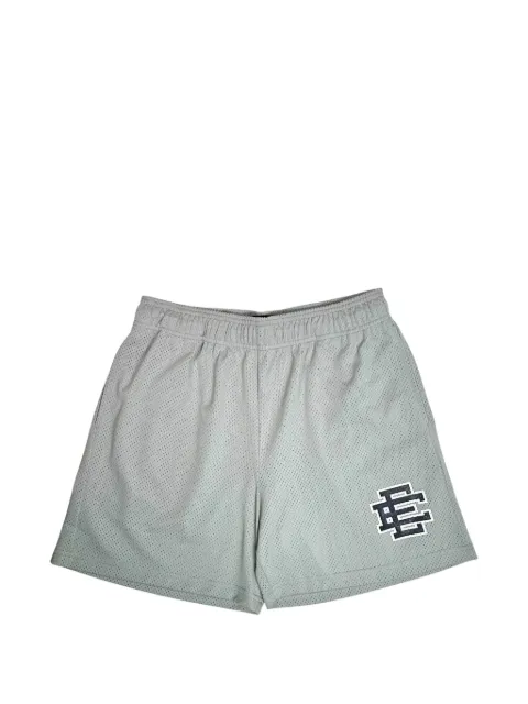 ERIC EMANUEL logo-print track shorts Grey EE113