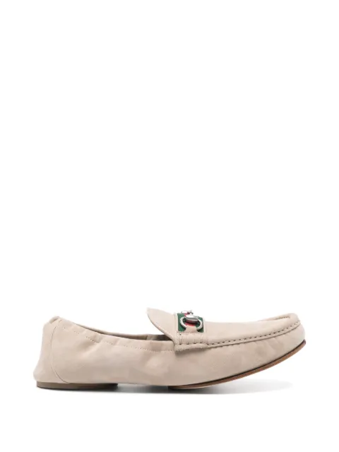 Gucci Horsebit leather loafers Neutrals 852065AAFRR