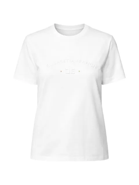 Elisabetta Franchi logo-detail T-shirt White MA01761E2
