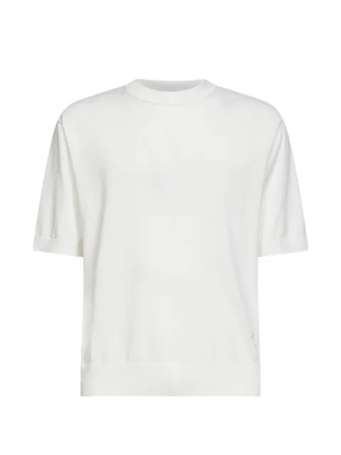 Laneus white T-shirt White S6LAMAKE018