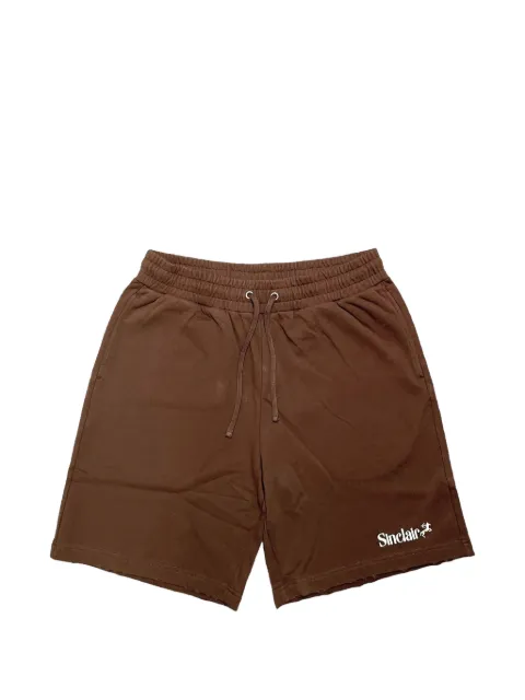 Sinclair french terry shorts Brown SMB042BRWN