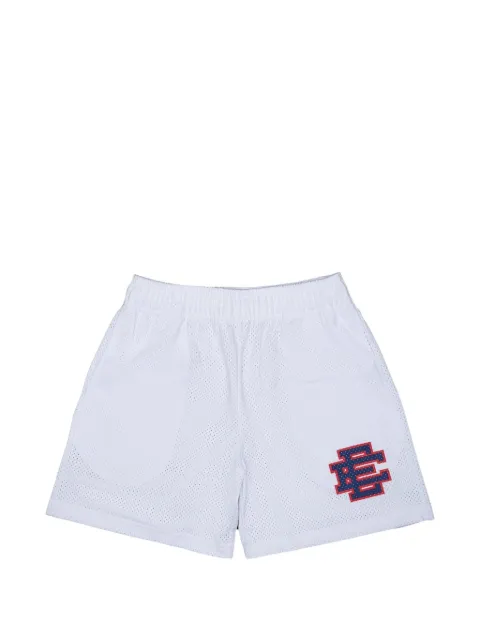 ERIC EMANUEL logo-print shorts White EE117