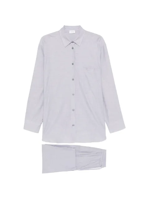 THE ANDAMANE Wendela button-up trousers set Purple T196469BTNC193