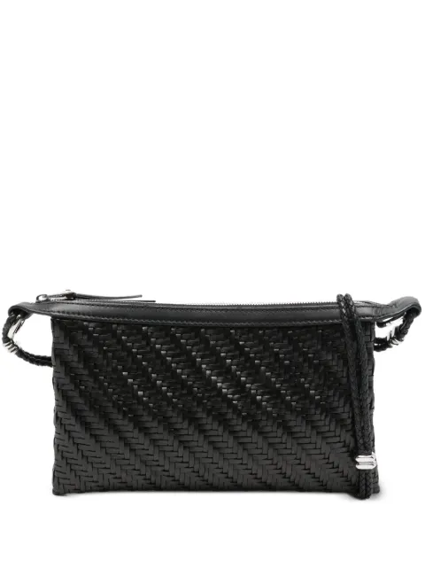 Benedetta Bruzziches braided crossbody bag Black 0139052