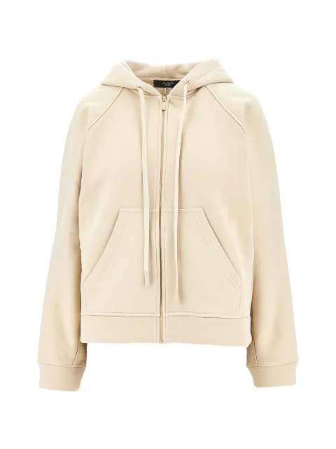 Weekend Max Mara zip-up cotton sweatshirt Neutrals 2615921021600