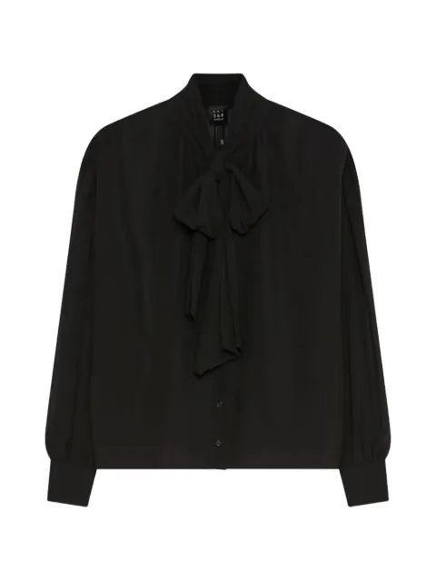 Marella bow-detail shirt Black 2613111063200