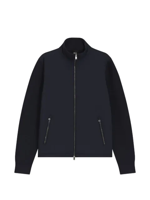 BOSS zip-up jacket in thermoregulating performance fabric Blue 50555133