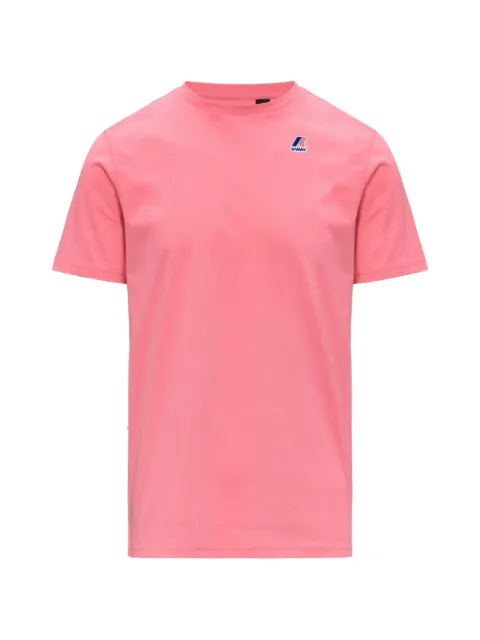 K-Way Leonide logo T-shirt Pink K7142KW