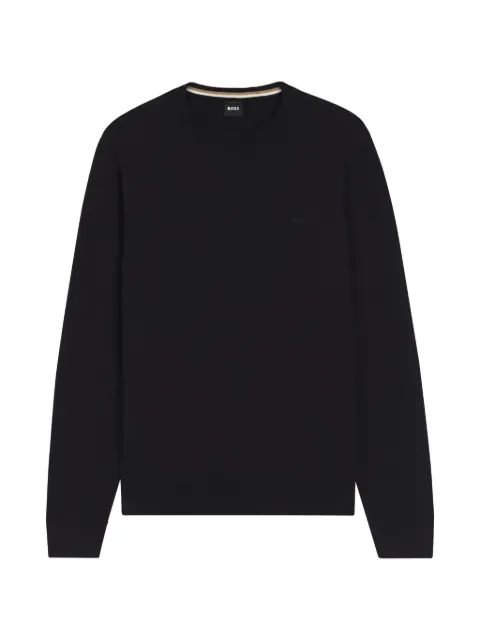 BOSS crew-neck sweatshirt Blue 50556344