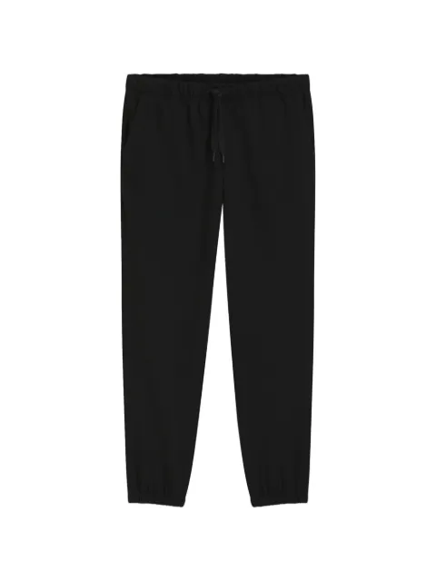 BOSS drawstring elasticated-cuff track pants Black 50546388