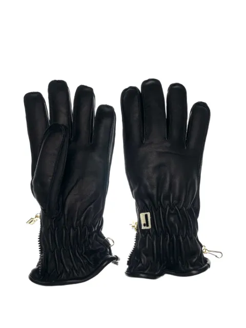 Restelli zip gloves Black 269NA