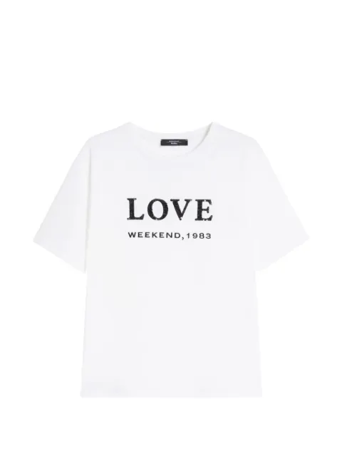 Weekend Max Mara printed T-shirt White 2615971061600