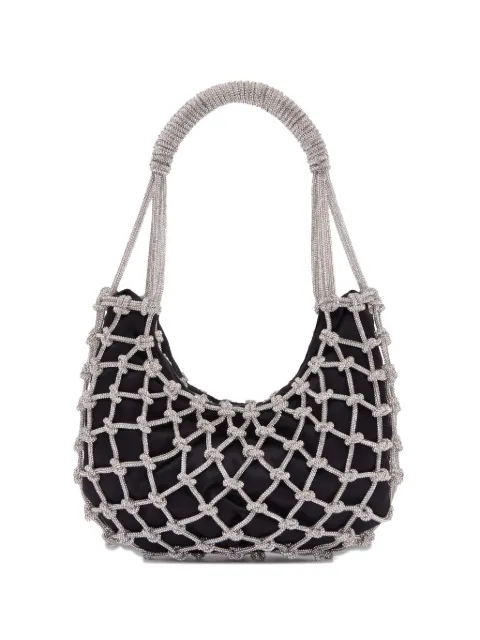 Rosantica Nodi crystal-embellished tote bag Silver B1695CRI001