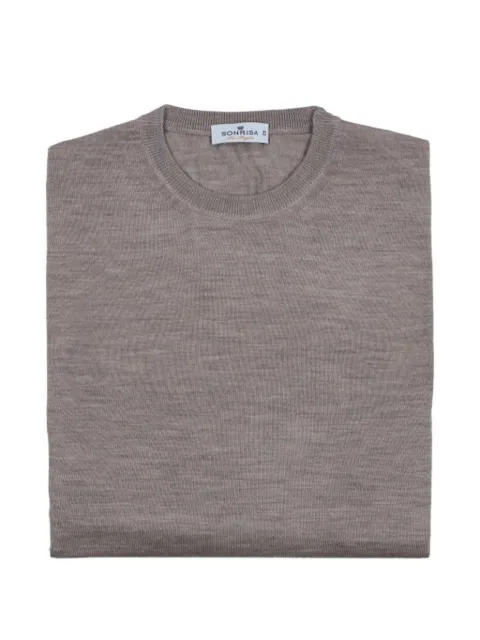Sonrisa crew-neck wool sweater Brown MGI01ZEFIRO