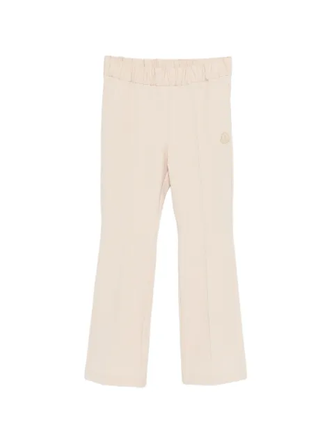 Moncler logo-motif trousers Neutrals L10938H0000489BB7