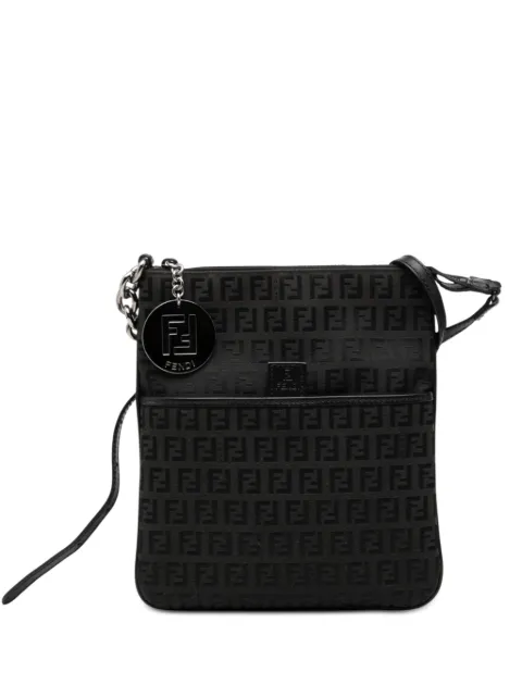 Fendi Pre-Owned 2000-2010 Zucchino Canvas crossbody bag Black 1YCC61OTCKOMGD2J