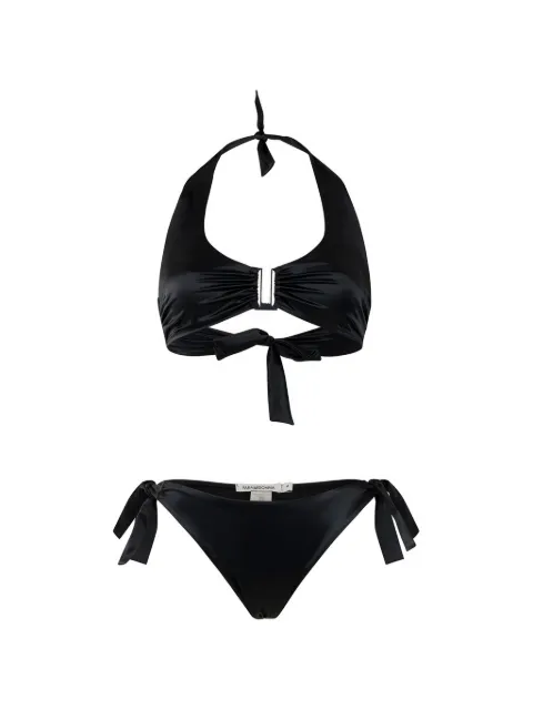 PARAMIDONNA Jane knot-detail bikini Black LC26JBS