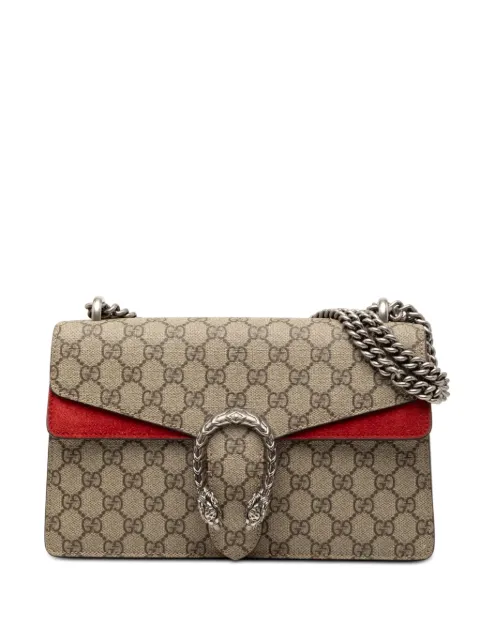 Gucci Pre-Owned 2016-2026 Medium GG Supreme Dionysus shoulder bag Brown AQFH7HB5KVFEQVRO