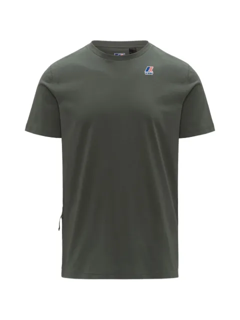 K-Way logo-patch T-shirt Green K7142KWUNISEX