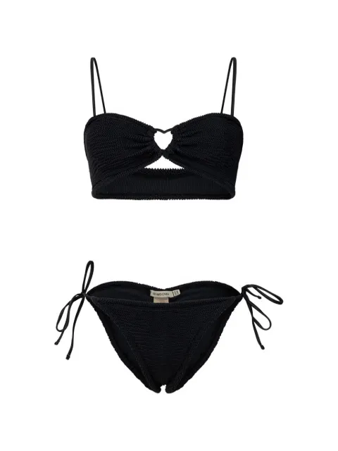 PARAMIDONNA Britney heart-detail bikini Black LC26RBL