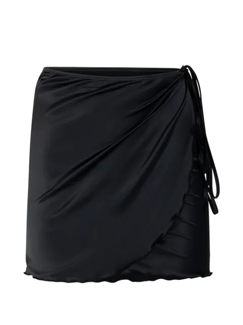 PARAMIDONNA Leone draped pareo Black LC26LPBS