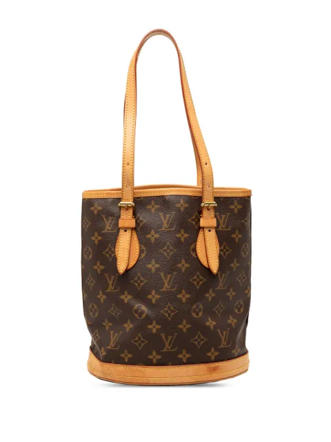 Louis Vuitton Pre-Owned 2001 Monogram Petit bucket bag Brown 7HYJ0F33JMPMOK3T