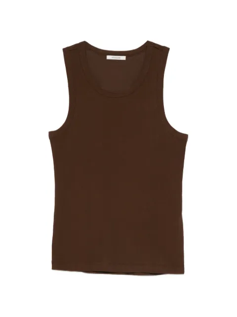 ENTIRE STUDIOS Sheer tank top Brown ESSS26TA02908