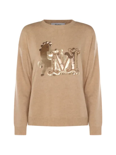 Max Mara oversized wool and cashmere sweater Neutrals 2611361011600